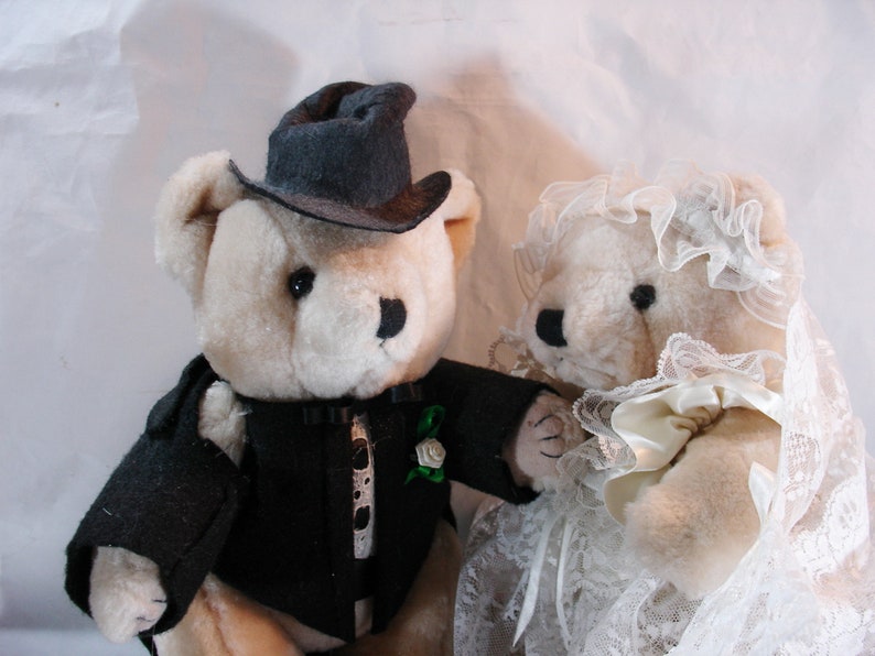 Teddy Bear Bride And Groom Set Stuffed Animal Teddy Bear | Etsy