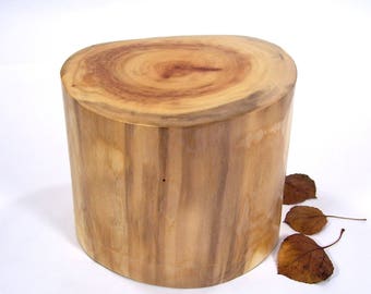 Aspen Tree Cremation Urn Small, Wood Cremation Urn for Ashes. Memorial, Funeral & Burial Urns. Wooden Urn Made in Colorado. 35 lbs.