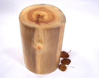 Aspen Tree Cremation Urn, Wood Cremation Urn for Ashes. Memorial, Funeral & Burial Urns. Wooden Urns Handmade in Colorado. 110 lbs.