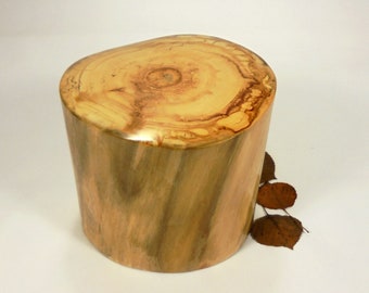 Aspen Tree Urn Small, Wood Cremation Urn for Ashes. Wooden Urn Made in Colorado. Holds up to 40 lbs. of body weight before cremation.