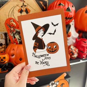 5x7in - Vintage Halloween Card