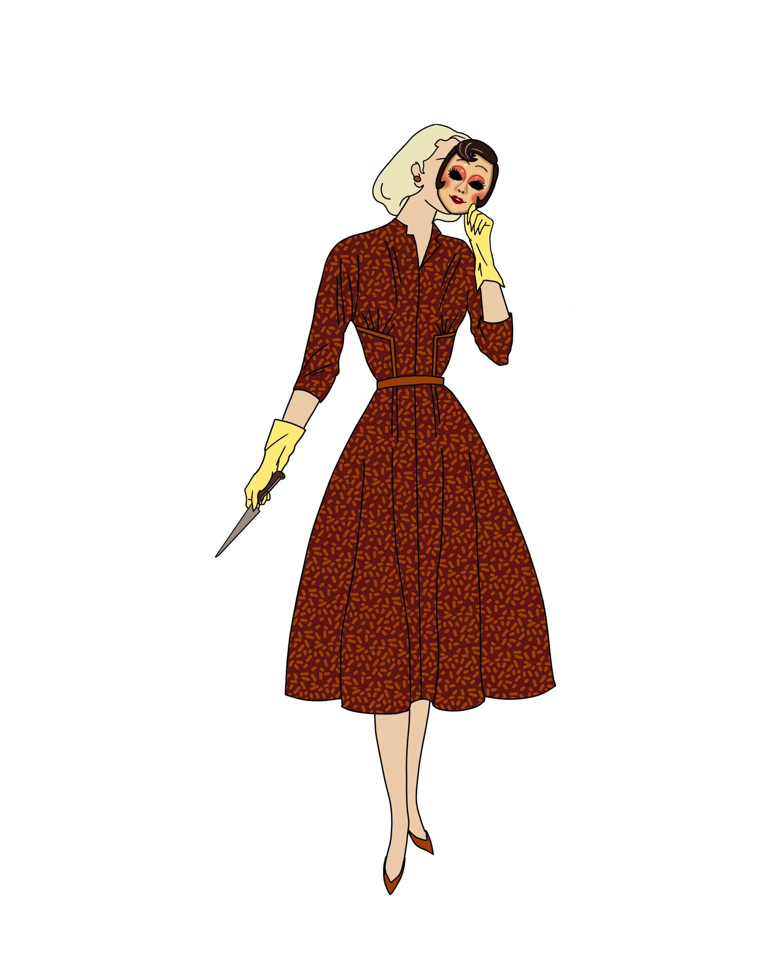 8x10in PinUp Girl from The Strangers Etsy