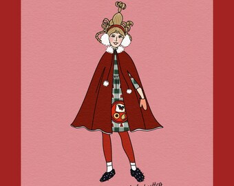 8x10in - Cindy Lou Who