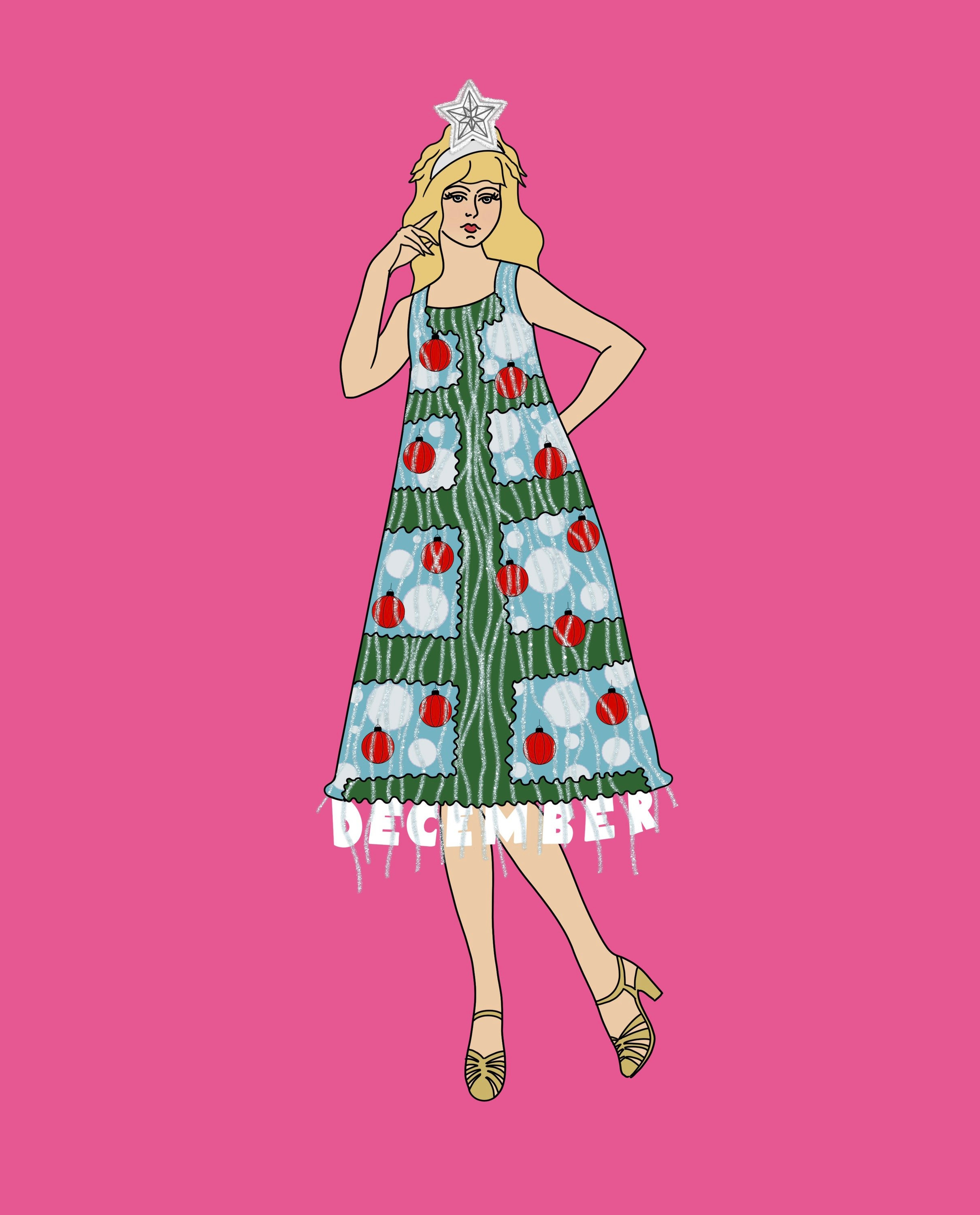 grease 2 christmas tree dress MerchCategory2:CHILDRENSWEAR