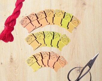 Bobines de fil à broder Fox (lot de 5) | Bobines pour fil à broder | Organisateur de fils DMC | Accessoire de broderie