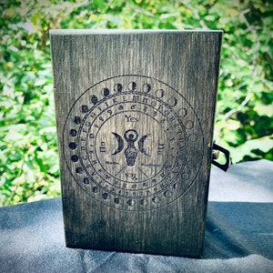 Triple Goddess / Selene Portable Travel Altar Box