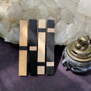 Geomancy - Druid Sticks - Maple and Ebony Mix and Match