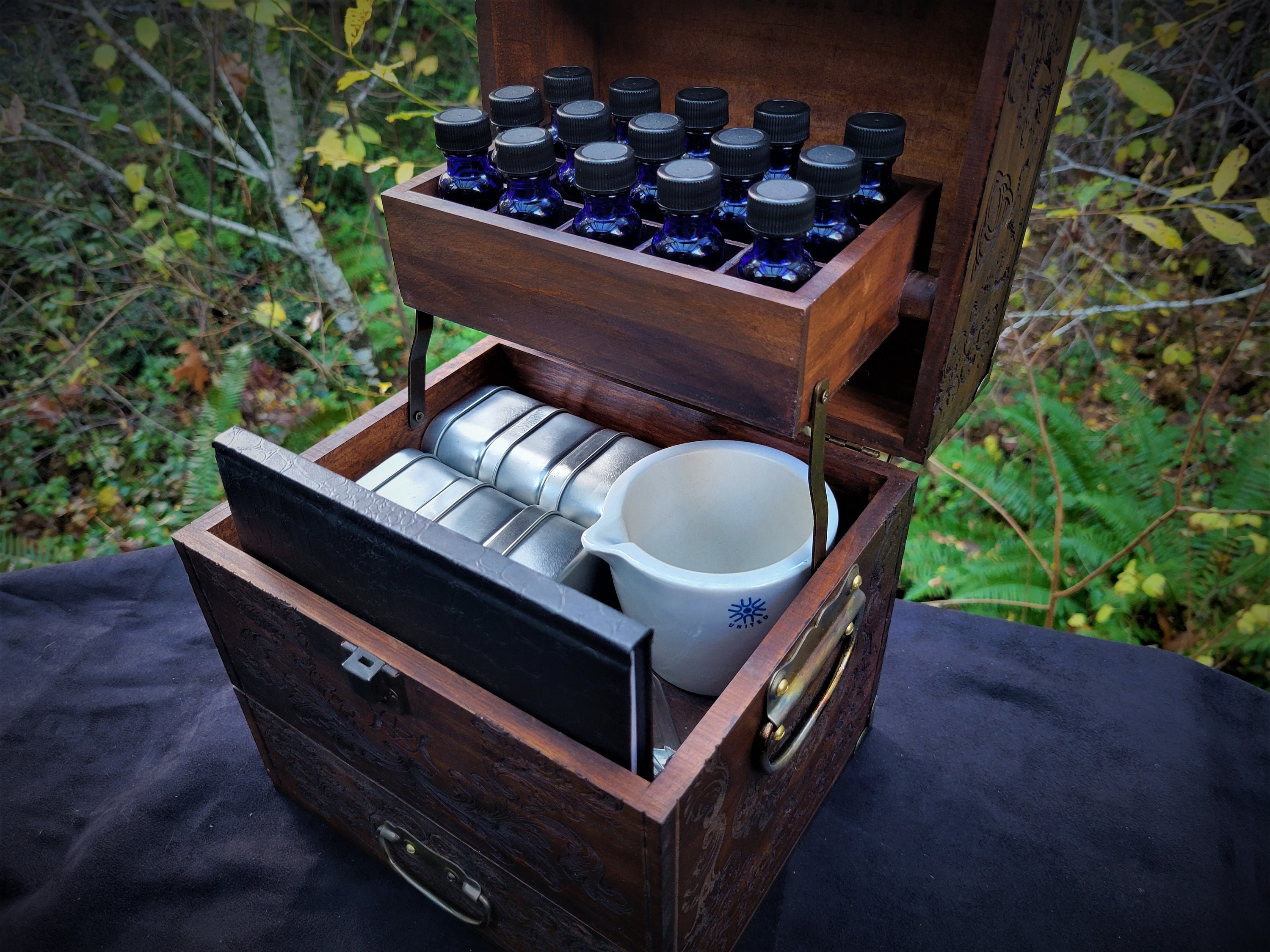 Witches Apothecary Includes Tins, Bottles and More 