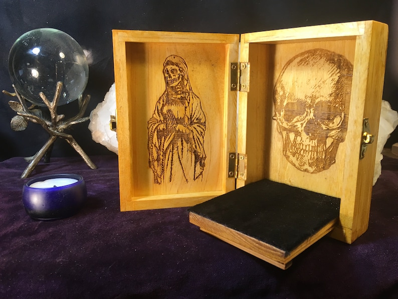 Santa Muerte's Portable Travel Altar Box image 6