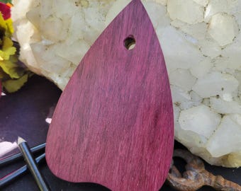 Plancheta de escritura automática - Madera, latón - Purpleheart