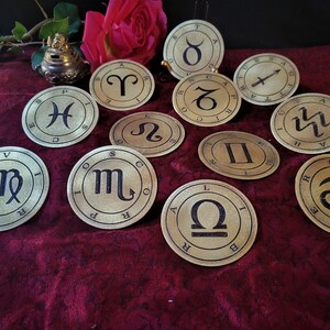Zodiac, Astrology Brass Seals