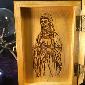 Santa Muerte's Portable Travel Altar Box image 5