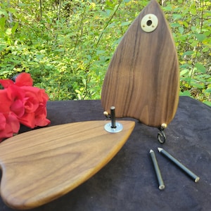 Small Automatic Writing Planchette ( Solid Wood ) - Choose your wood and hardware