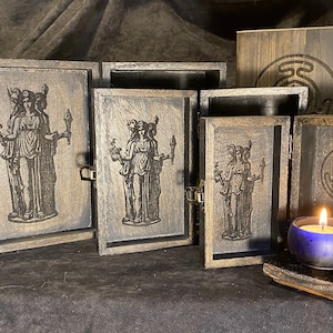 Hekate Portable Travel Altar Box