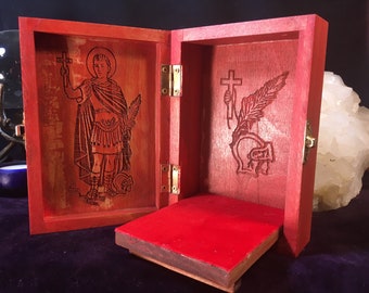 St. Expeditus Portable Travel Altar Box