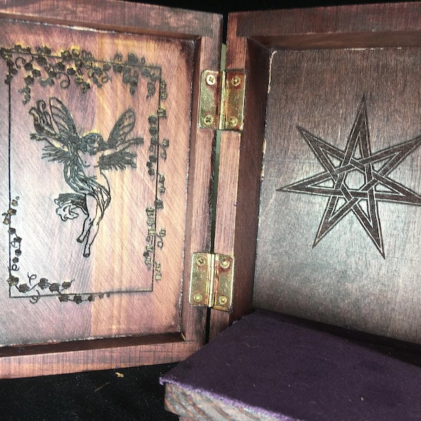 Faery Star Portable Travel Altar Box