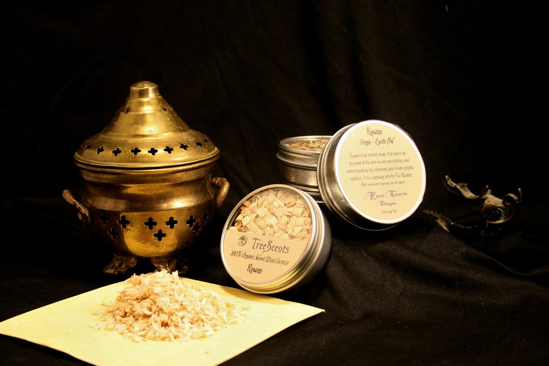 Rowan Tree Rituals Rowan - Treescents - Natural Wood Ritual Incense - Etsy