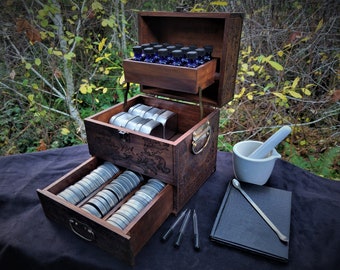 Witches Apothecary - includes tins, bottles and more!
