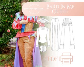 Bard In Me Outfit | PDF Pattern Sizes 6-30