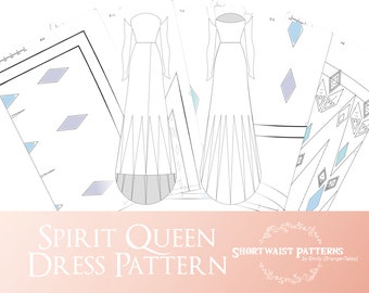 Spirit Queen Dress Pattern | Size 10 PDF Only