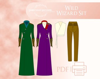Wild Wizard Set | Sizes 6-30 (Male and Female Robes)