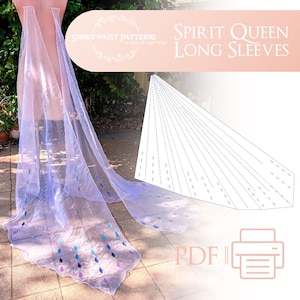 Spirit Queen Long Sleeves | One Size Fits All PDF Pattern