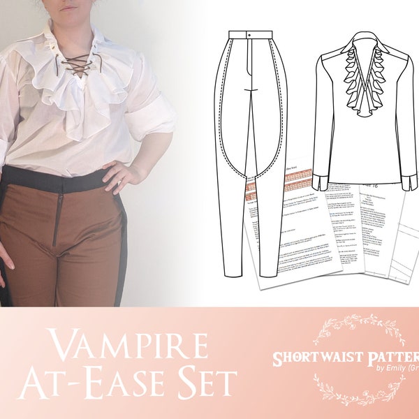 Vampire At-Ease Set | PDF Pattern Size 6-30