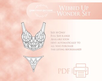 Webbed Up Wonder Set | Size 18 (Sizes 6-30 Pre-Order Listing)