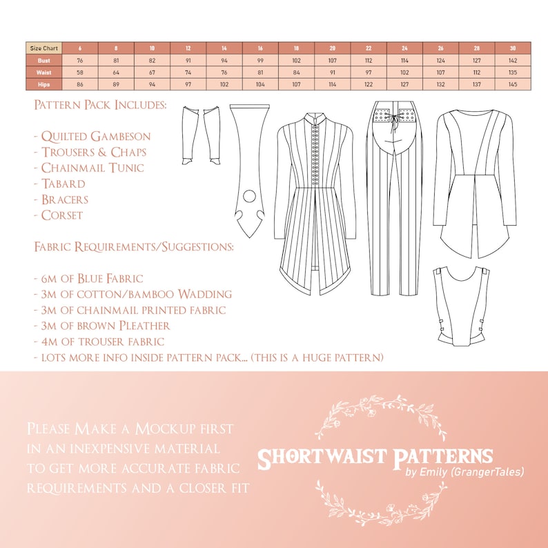 Follower Patterns Emo Follower Classic Set Pattern | PDF Pattern Sizes 6-30 - Etsy UK