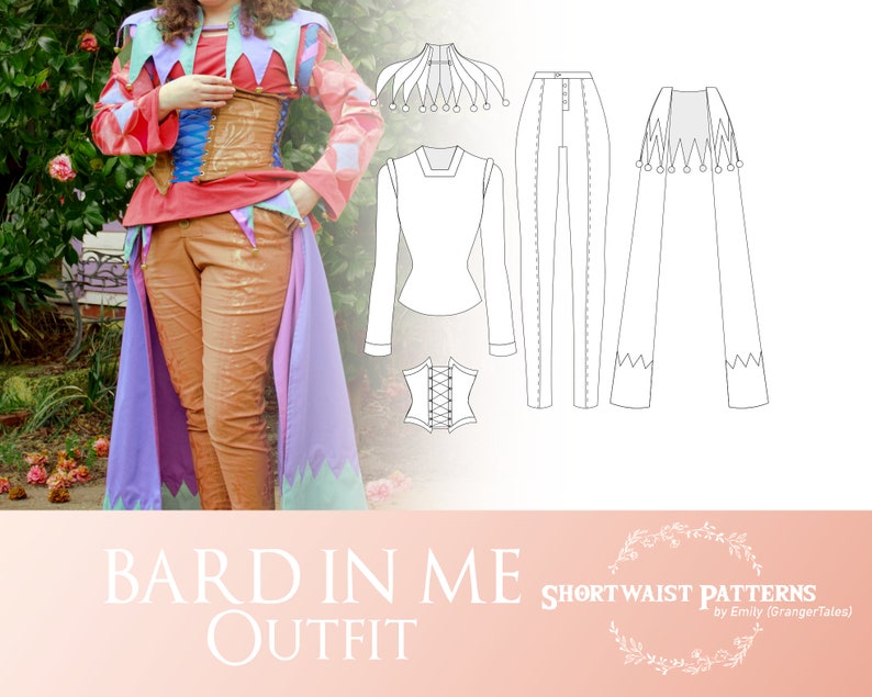 Bard in Me Outfit | PDF Pattern Sizes 6-30 - Etsy