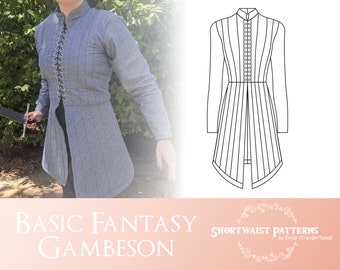 Basic Fantasy Gambeson | PDF Pattern Sizes 6-30