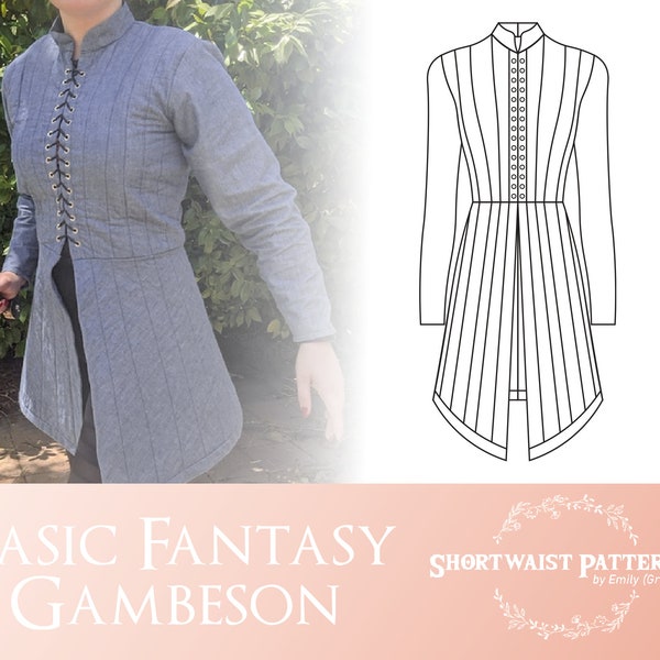 Basic Fantasy Gambeson | PDF Schnittmuster Größen 6-30