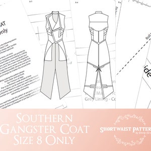 Southern Gangster | Coat Pattern | Size 16 Only