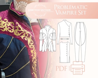 Problematic Vampire Set | PDF Pattern Size 6-30