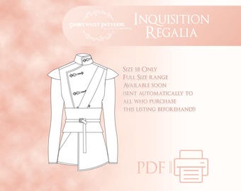 Inquisition Regalia | Size 18 (Sizes 6-30 Pre-Order Listing)