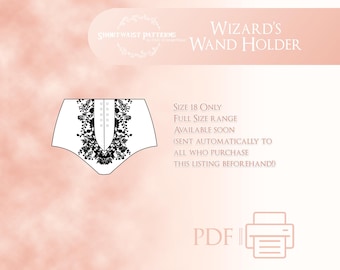 Wizard's Wand Holder | Size 18 (Sizes 6-30 Pre-Order Listing)
