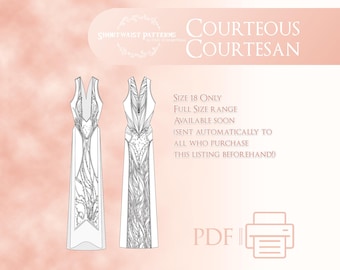 Courteous Courtesan | Size 18 (Sizes 6-30 Pre-Order Listing)