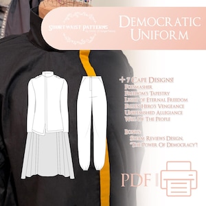 Democratic Uniform | PDF Pattern Sizes 6-30