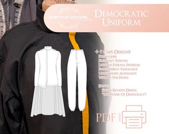 Democratic Uniform | PDF Pattern Sizes 6-30