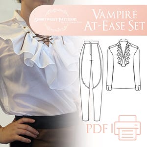 Vampire At-Ease Set | PDF Pattern Size 6-30