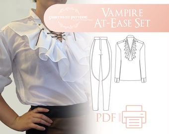 Vampire At-Ease Set | PDF Pattern Size 6-30