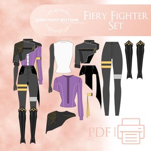 Set Fiery Fighter / Taglia 18 (Taglie 6-30 in preordine)