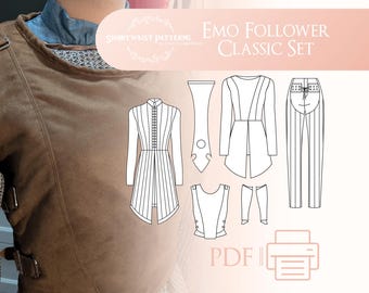 Emo Follower Classic Set Pattern | PDF Pattern Sizes 6-30