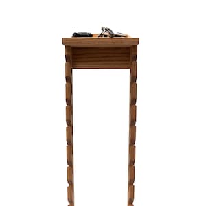20 Cap Solid Oak Rack  With Top Shelf- Made To Order - Free Shipping USA
