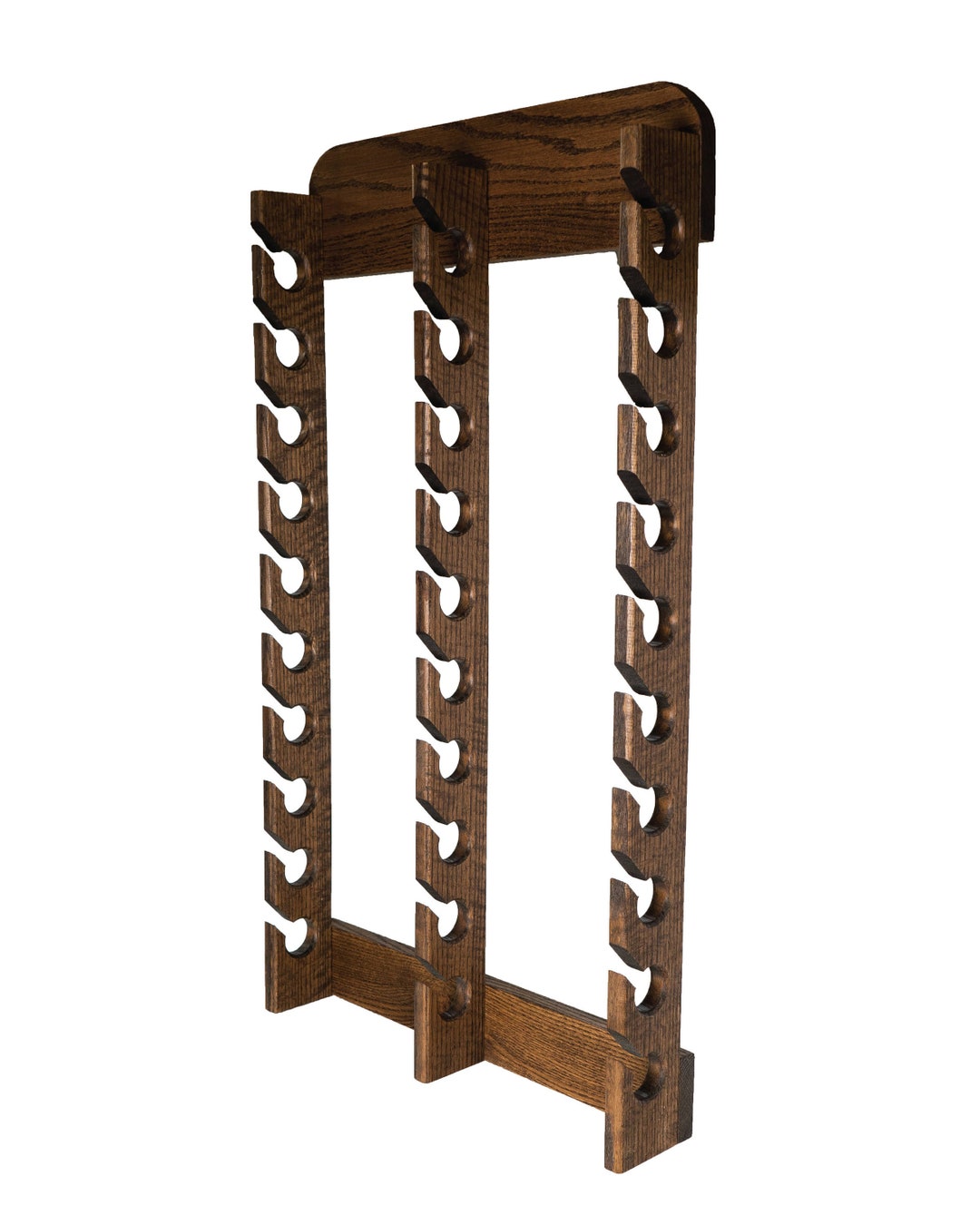 Solid Red Oak Cap Rack – Holds 30 Baseball Caps - Etsy