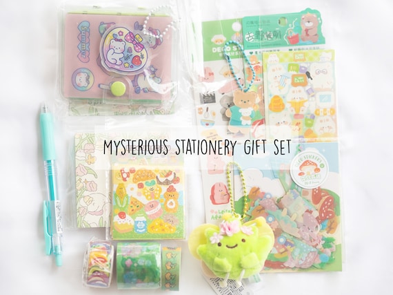 Cute Stationery Gift Set, Notebook, Stickers, Washi Tape