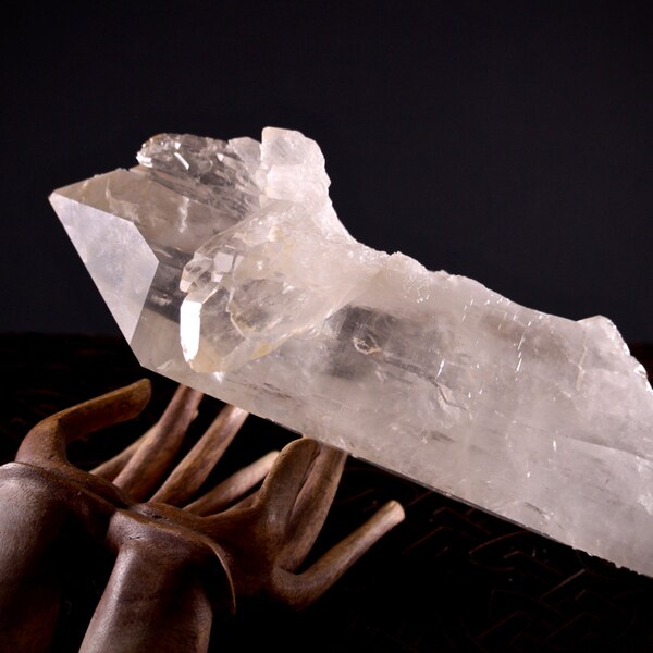 Natural Tangerine Quartz Point (EXTRA Large)- Protection, Healing, Sexuality
