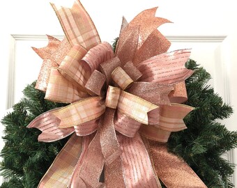 29cm Gold Angel Christmas Tree Topper with Patterned Skirt 29cm Gold Angel Christmas Tree Topper with Patterned Skirt