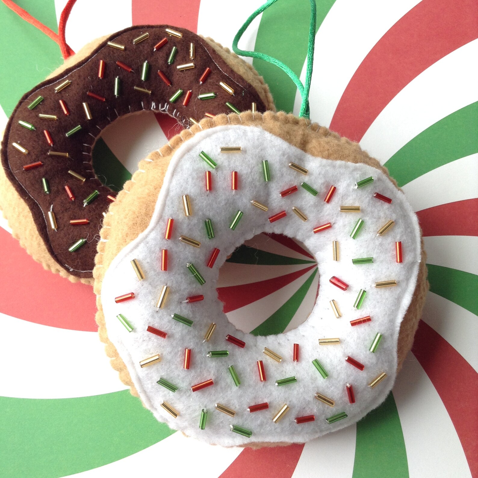Donuts Ornaments / Christmas Decor Ornaments / Christmas Etsy