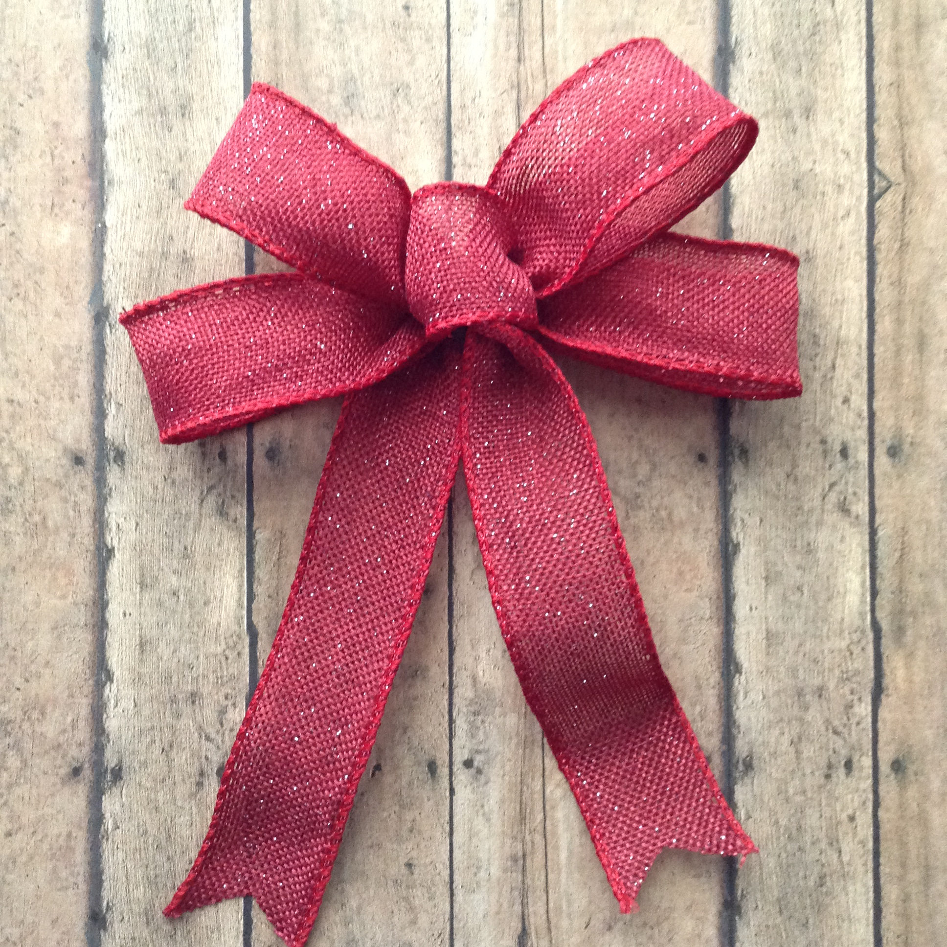 Burgundy Red Decorative Bows / Christmas Red Bows / Xmas Etsy